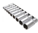 Socket Set, Hexagon, deep 12.5 mm (1/2) drive 10 - 24 mm 9 pcs