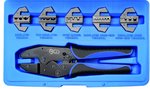 Crimping Tool Set with 5 Pairs of Jaws