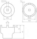 Supporting Joint Pin Wrench for Mercedes-Benz M-Class