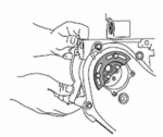 Water Pump Wheel Holder for Opel / Vauxhall Ecotec Engines