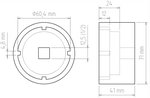 Groove Nut Socket for Ford Transit with axle Type 34