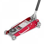 Hydraulic jack on wheels - alu/steel - 2.5 t