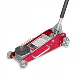 Hydraulic jack on wheels - alu/steel - 2.5 t