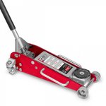 Hydraulic jack on wheels - alu/steel - 2.5 t