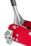Hydraulic jack on wheels - alu/steel - 2.5 t