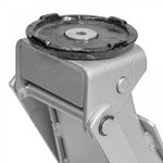 Hydraulic jack on wheels - alu/steel - 2.5 t