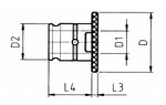 Adapter tapping collets 1,50kg