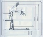 Werkplaatskraan 1t heavy duty