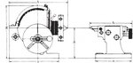 Semi-universal dividing head TA160 M3 -43kg