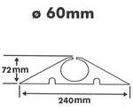 Cable bridge 60mm