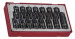 Impact socket set 1/2 & 3/8 tx-tc-tray 15pcs