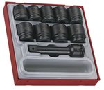 Impact socket set 3/4 - 16 pcs