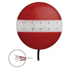 Rear light 12/24V 3 functions 140mm STF LED