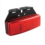 Front position lamp 12/24V red 110x40mm LED with holder