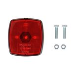 Rear position lamp red 66x62mm