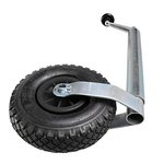 Jockey wheel 48mm plastic rim with air tyre 260x85mm
