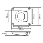 Cargo lashing anchor single