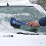 14.5 inch snow brush with ice scraper