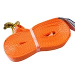 Tie down strap with ratchet + 2 hooks 8 meter 5000kg