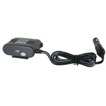 3-Way socket 12V + USB incl. mounting plate