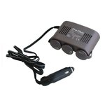 3-Way socket 12V incl. mounting plate