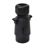PVC 7-pin plug with cable lug connection