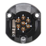 Power socket 7+1-pin metal