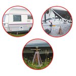 Support set of 4 aluminium