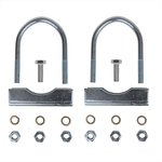 U-bracket 60/70mm for jockey wheel clamp set of 2 pieces