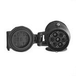 Adapter from type Jaeger to type Multicon West 13-pin