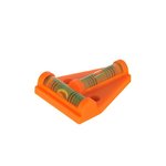 Spirit level pyramid with magnet on card