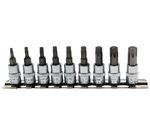 Bit Socket Set (1/4) Drive T-Star (for Torx) T10 - T50 9 pcs