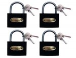 Padlock Set simultaneous locking Type L 35mm 4 pcs