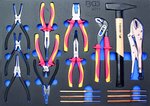 Pliers, Parallel Pin Punch Set, Hammer 17 pcs