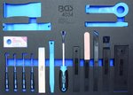 Tool Tray 3/3: Release Tools, Assembly Wedge and Hook Set 17 pcs
