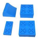 Multifunctional ramp block stackable