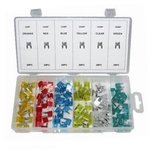 Mini Blade Fuse Assortment 120pc