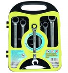 Ratchet Combination Wrench Set 8 - 19 mm 7 pcs