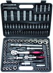 Socket Set 6.3 mm (1/4) / 12.5 mm (1/2) Drive 108 pcs