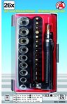 26-piece Bit and Socket Angle Screwdriver Set