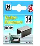Staples - 1000 piece each, 14 mm
