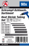 90-piece Shrink Tubing Assortment, black