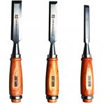 3-piece Firmer Chisel Set 10-16-20 mm