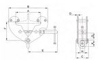 Beam clamp 2 tons