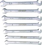 Double Open End Spanner Set mini version 3 - 5.5 mm 7 pcs