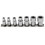 1/4  & 3/8 Star socket set 7pc