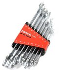 Double open end wrench set 8pc