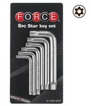 Star tamperproof key set 6pc