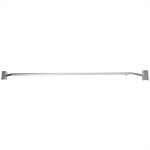 Tarpaulin bracket aluminum extendable 132-204cm for trailer tarpaulin