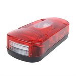 Rear lamp 6 function 215x100mm left round